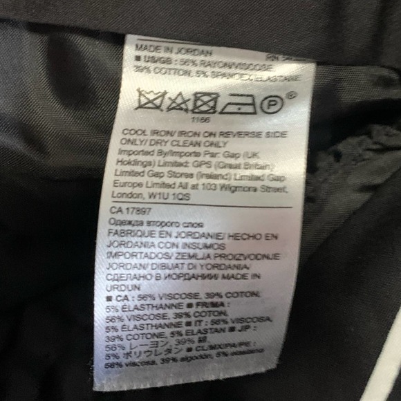 Banana Republic Sloan dark green striped pants - Picture 7 of 10